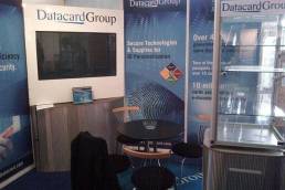 Datacard exhibition display - display screen and cabinet