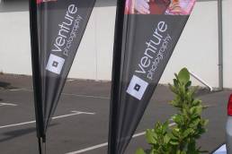promotional forecourt flags - outdoor advertising