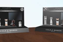 Cole and Mason CTU counter top display units premium CDU