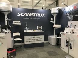 Scanstrut interactive trade stand for boatshow exhibition