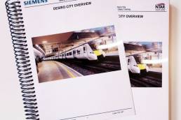 printed training manuals and booklet printing for Siemens