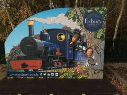 exbury photo opp board