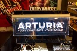 LED signage for Arturia - lightboxes and signs by Splash Display