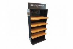 premium FSDU cole and mason - free standing display unit